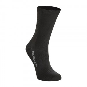 Men's Decathlon Cycling 900 Socks Black | MCN259807