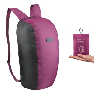 Men's Decathlon Foldable 10l Travel Backpack Purple | ZMH150632