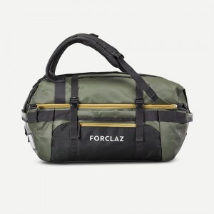 Men's Decathlon Forclaz 500 Extend 40-60 L Duffel Bags Green | CPK875394