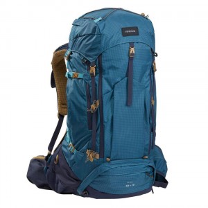 Men's Decathlon Forclaz Mt500 Air 50+10 Ling Pack Backpack Blue | LGQ357491