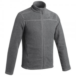 Men's Decathlon Hiking Fleece Mh120 Jacket Grey | WZT412057