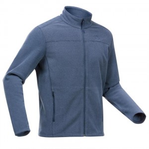 Men's Decathlon Hiking Fleece Mh120 Jacket Blue | UDY610843