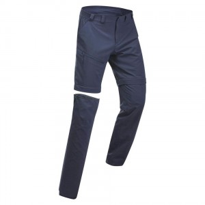 Men's Decathlon Modular Hiking Mh150 Pants Blue | BUZ856041