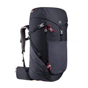 Men's Decathlon Quechua Mh500 40l Hiking Backpack Black | QKG835741