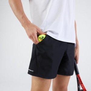 Men's Decathlon Tennis Essential Shorts Black | XUK095142