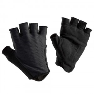 Men's Decathlon Triban Adult Roadr 500 Cycling Gloves Black | XMC716405