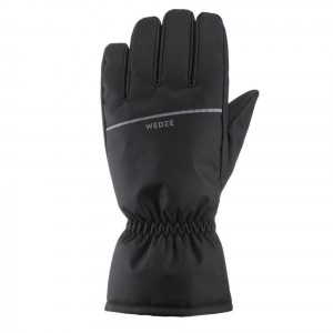 Women's Decathlon Adult Ski 100 Gloves Black | AOV825179