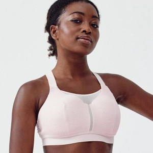 Women's Decathlon Kalenji Comfort Running Bras Pink | ZEB542783