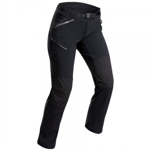 Women's Decathlon Mh500 Hiking Pants Black | EYZ079134