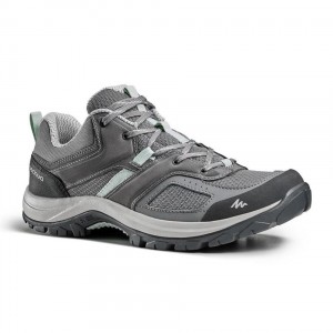 Women's Decathlon Mountain Walkings Mh100 Hiking Shoes Grey | RXO241507