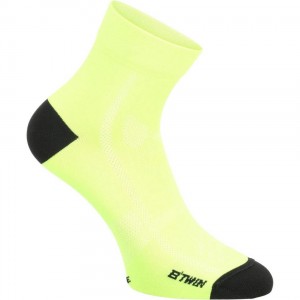 Women's Decathlon Van Rysel 500 Road Racing Cycling Socks Green | RFU870349