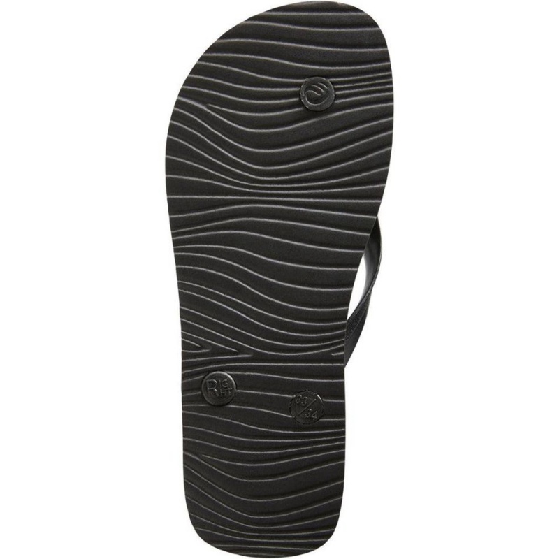 Kids' Decathlon Olaian 120 Bach Flip-flops Sandals Black | PDO274106