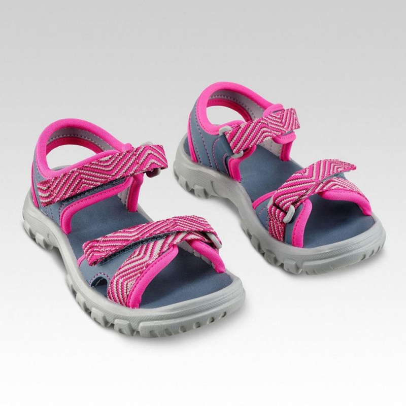 Kids' Decathlon Quechua Mh100 Hiking Sandals Pink | CVL264957