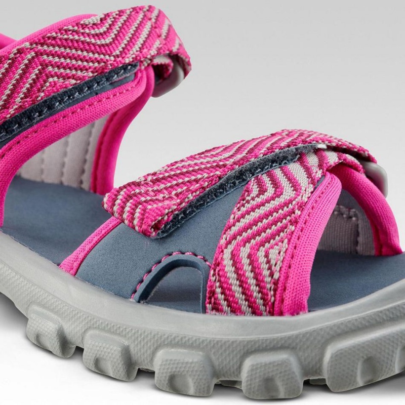 Kids' Decathlon Quechua Mh100 Hiking Sandals Pink | CVL264957