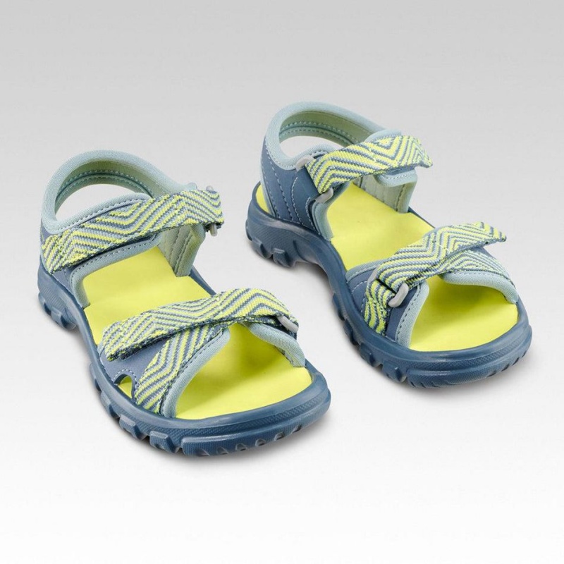 Kids' Decathlon Quechua Mh100 Hiking Sandals Yellow | KOL106847