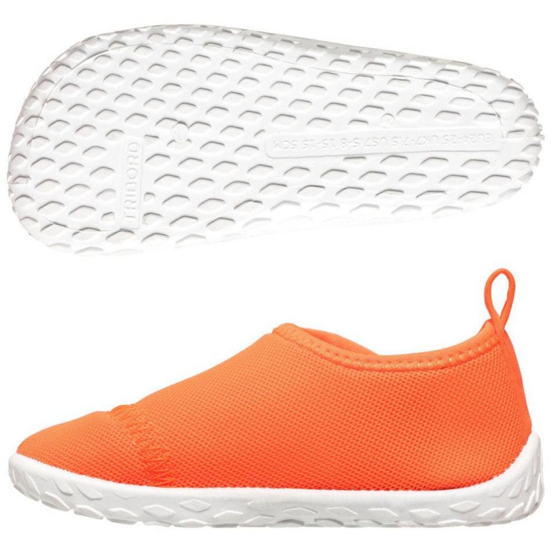 Kids' Decathlon Subea Snk 100 Mesh W Velcro Babies Water Shoes Orange | ASI193650