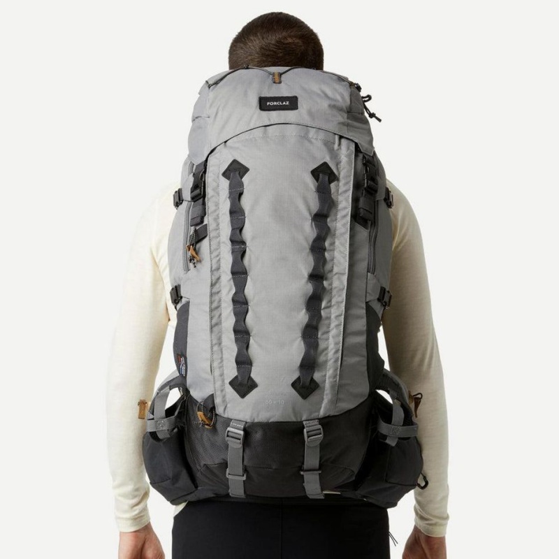 Men's Decathlon 50+10 L Mt900 Symbium Backpack Grey | PTA948627