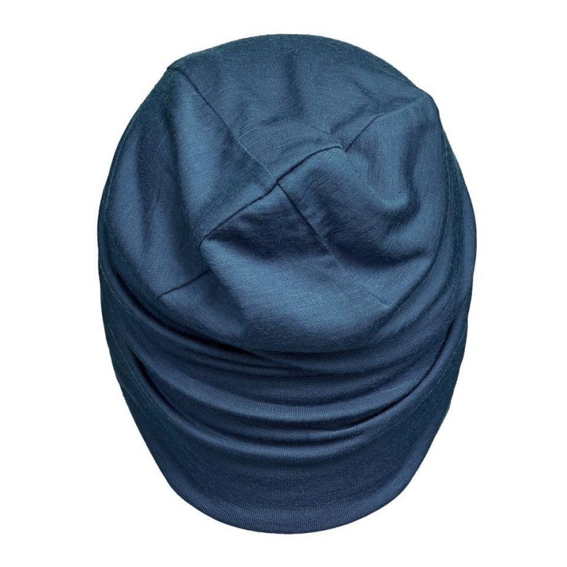 Men's Decathlon Forclaz Adult Mt500 Merino Wool Hats Blue | UDO358297