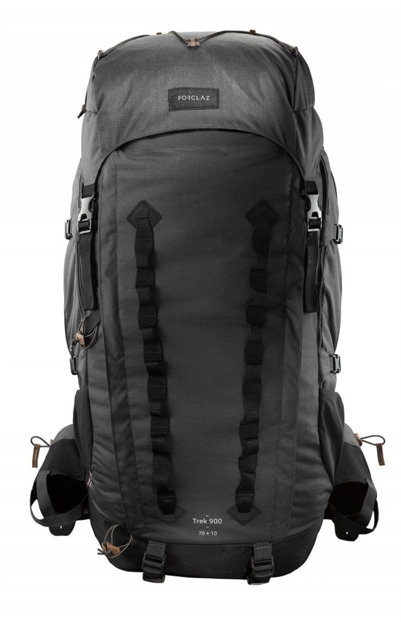 Men\'s Decathlon Forclaz Mt900 Symbium 70+10 Ling Pack Backpack Grey | NOR290816