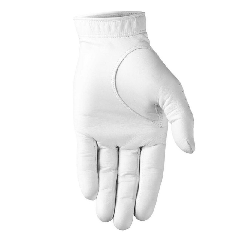 Men's Decathlon Golf Glove Cabretta Right Handed 900 Gloves White | OEA137698