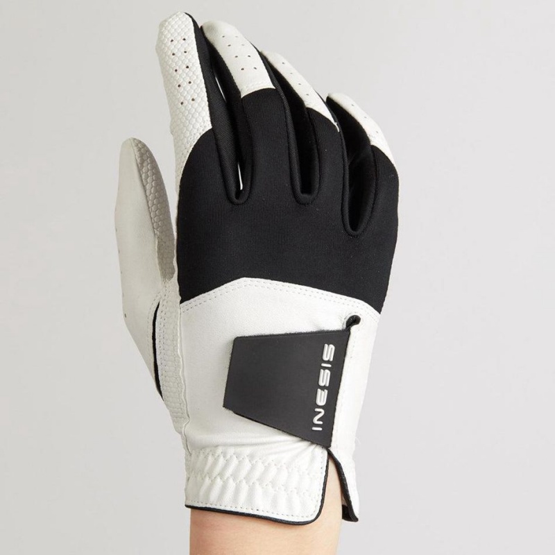 Men's Decathlon Golf Glove Left Handed 100 Gloves White | NAF329081