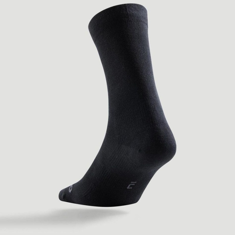 Men's Decathlon High Sports Rs 160 Tri-pack Socks Black | WDF031425