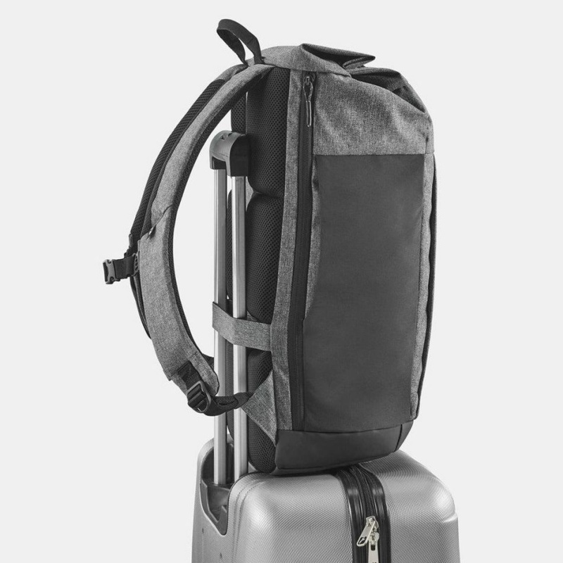 Men's Decathlon Hiking 23l Nh Escape 500 Rolltop Backpack Grey | FBU637829