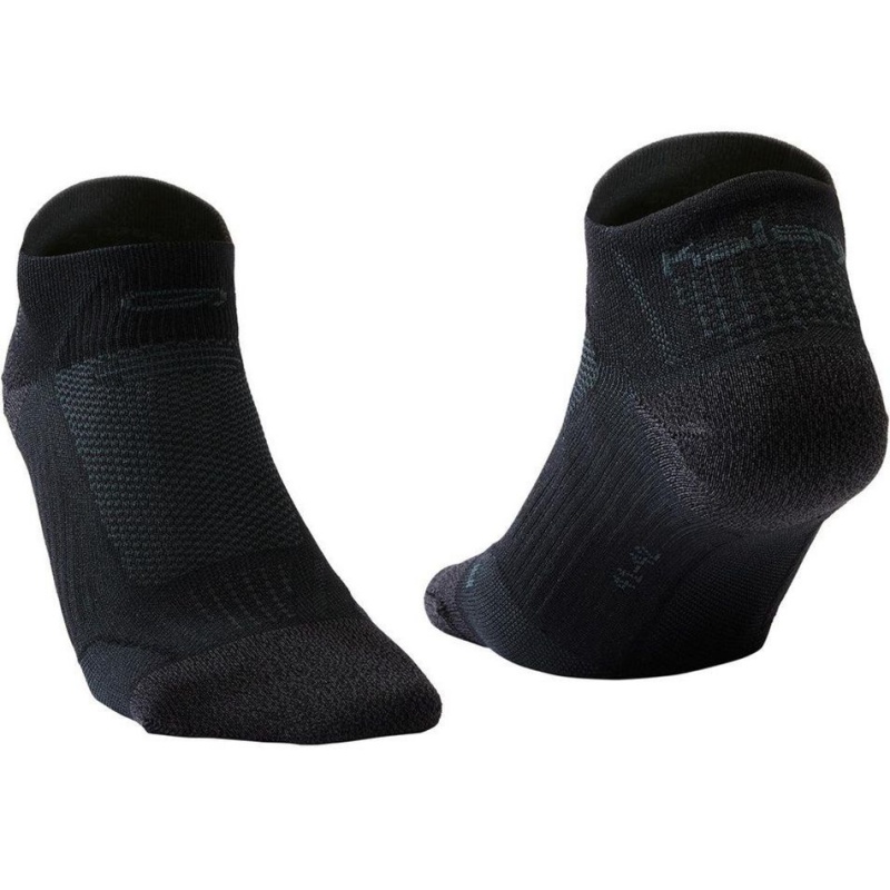 Men's Decathlon Kiprun Thin Mid-height Running Socks Black | INP274913