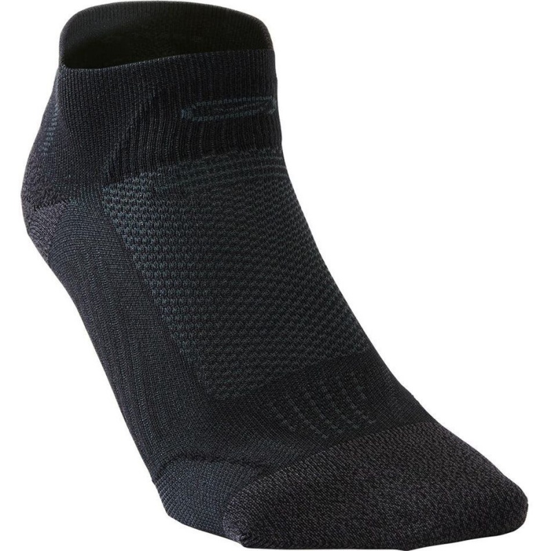 Men\'s Decathlon Kiprun Thin Mid-height Running Socks Black | INP274913