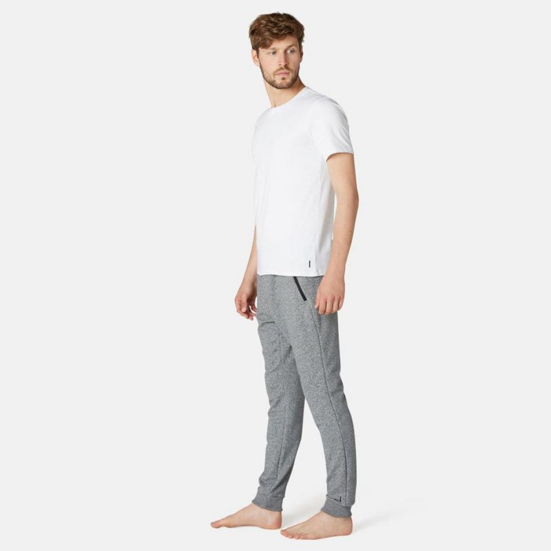 Men's Decathlon Nyamba 500 Slim Jogging Pants Grey | BJG571423