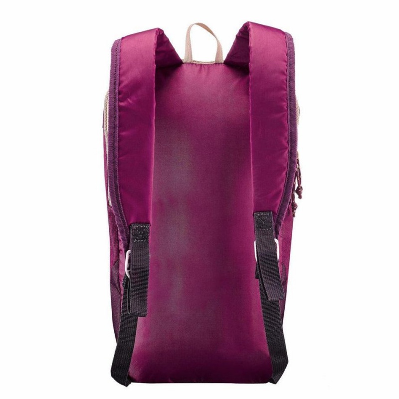 Men's Decathlon Quechua Nh Aprenaz 100 10 L Hiking Backpack Purple | BZW482956