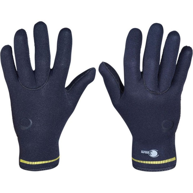 Men's Decathlon Subea Neoprene 3mm Gloves Navy | BTX206354