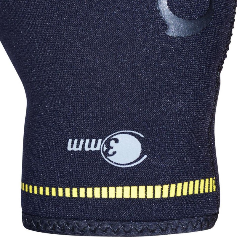 Men's Decathlon Subea Neoprene 3mm Gloves Navy | BTX206354