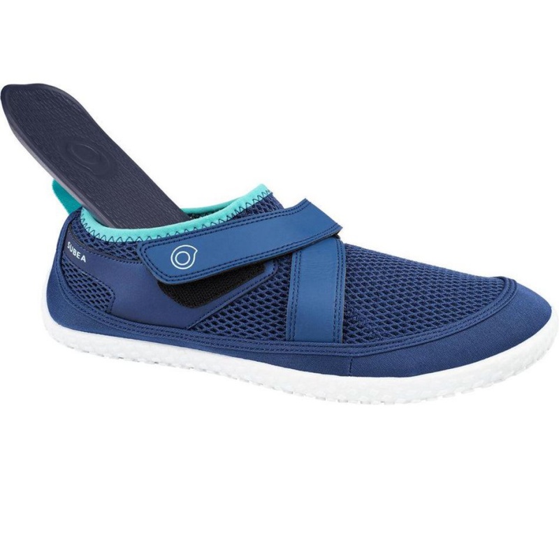 Men's Decathlon Subea Snk 120 Stretch Unisex Adult Water Shoes Blue | WGQ594873