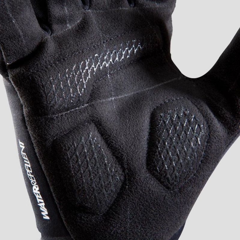 Men's Decathlon Triban 500 Road Cycling Gloves Black | GZE674952