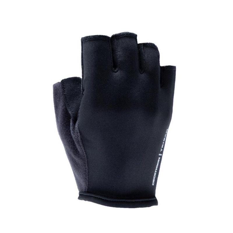 Men\'s Decathlon Triban Roadr 100 Cycling Adult Gloves Black | GAT584691