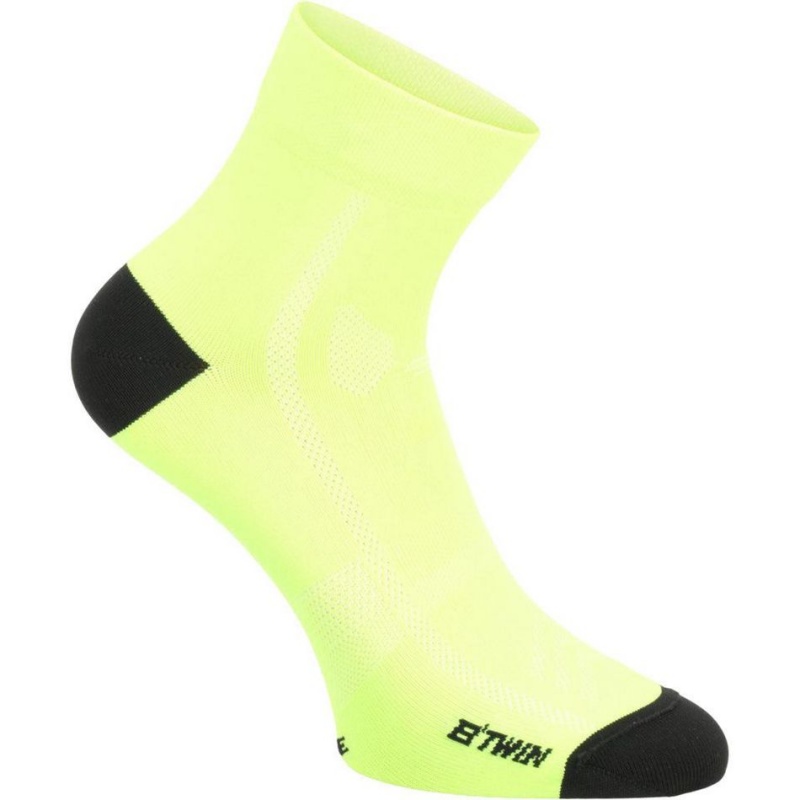 Men\'s Decathlon Van Rysel 500 Road Racing Cycling Socks Green | DIX810257