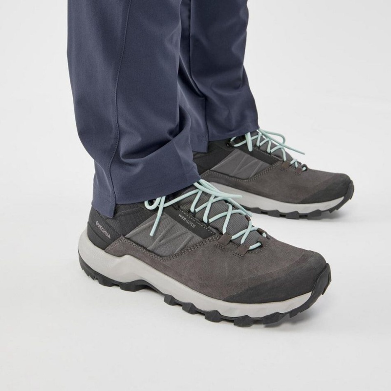 Men's Decathlon Womountain Walking Mh100 Pants Blue | ADM145209