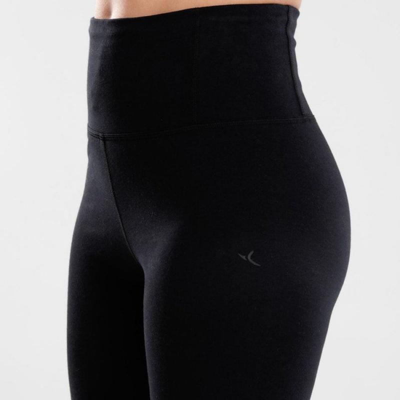 Women's Decathlon Domyos High-waisted Urban Dance Leggings Black | SMJ470219