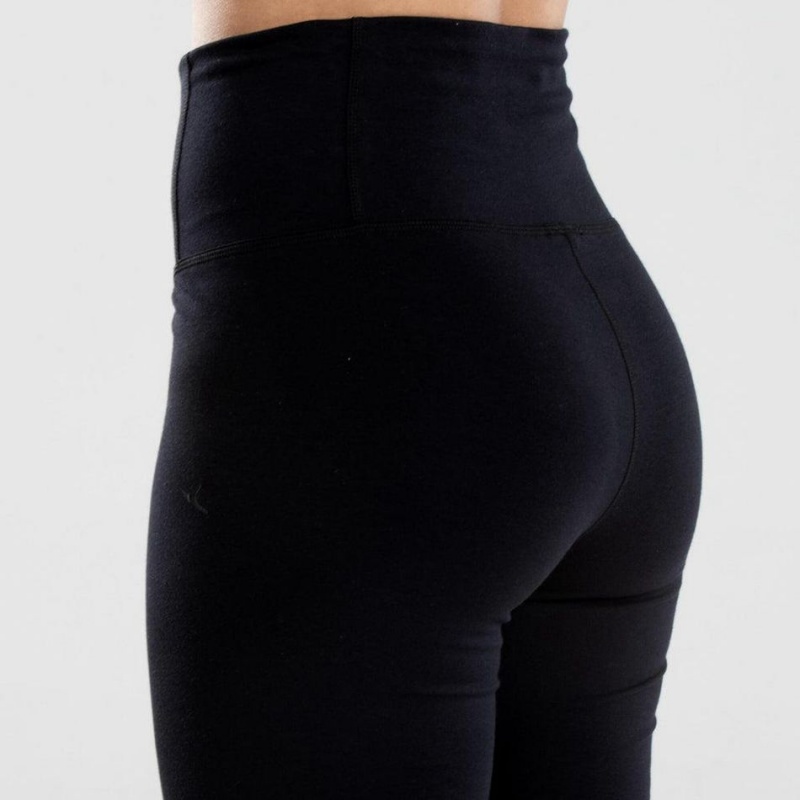 Women's Decathlon Domyos High-waisted Urban Dance Leggings Black | SMJ470219