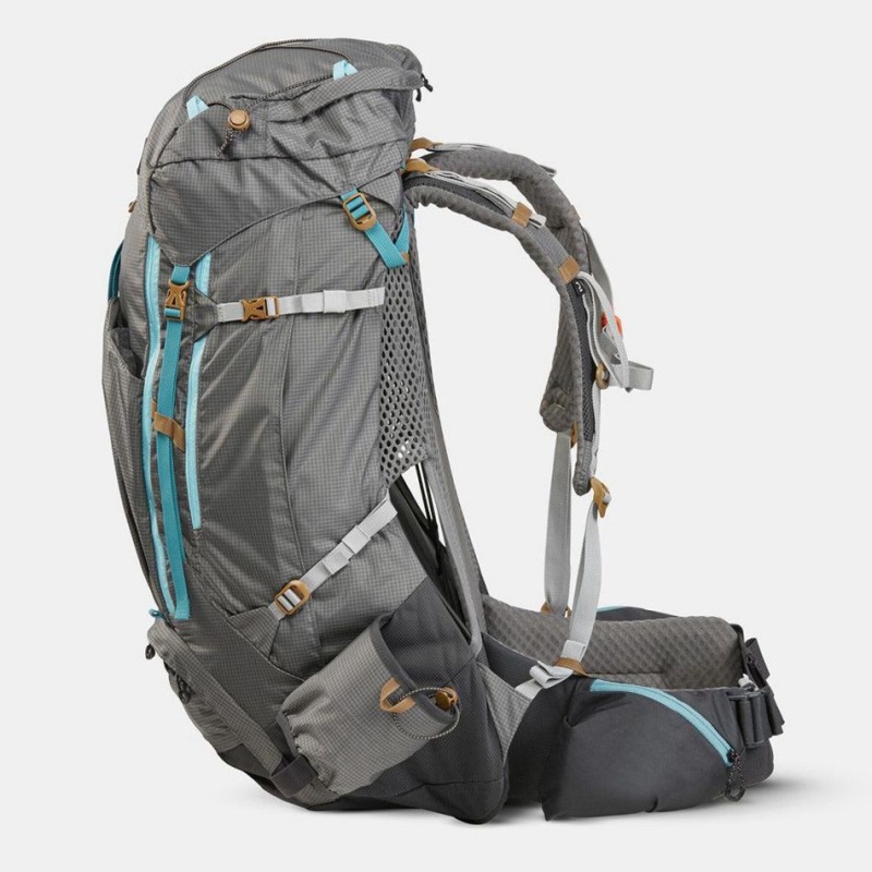 Women's Decathlon Forclaz Mt500 Air 55+10ling Pack Backpack Grey | SJH072845