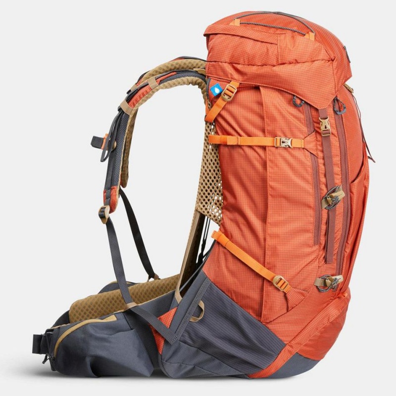 Women's Decathlon Forclaz Mt500 Air 60 + 10ling Pack Backpack Orange | WDH915068