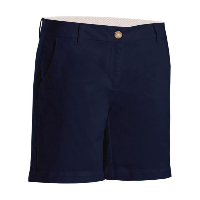 Women's Decathlon Golf Mw500 Shorts Blue | RGD048325