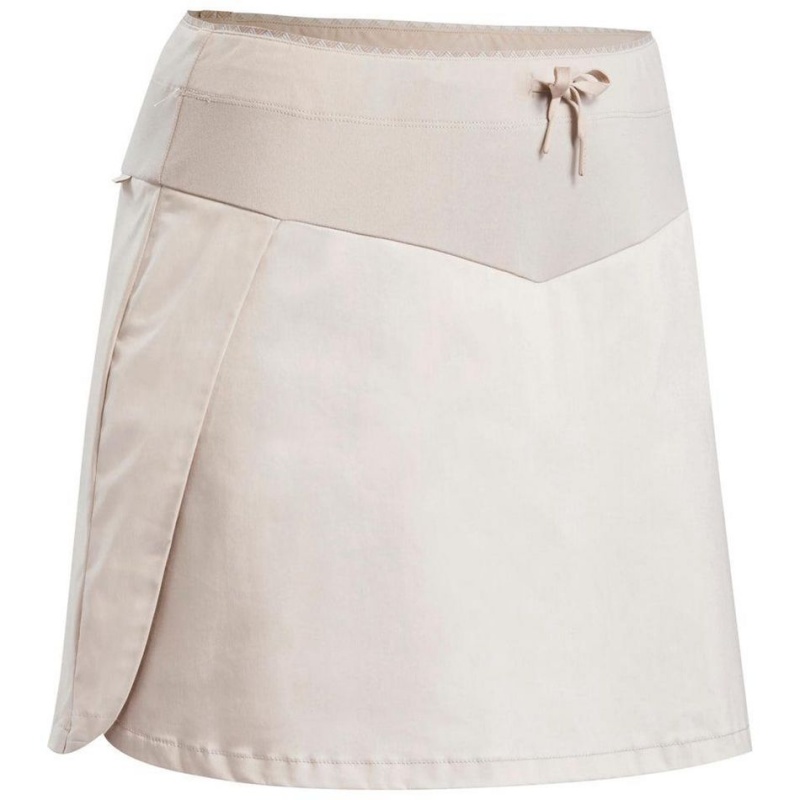 Women\'s Decathlon Hiking Nh500 Skirt Beige | DGH649783