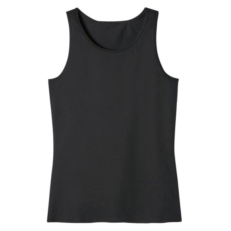 Women's Decathlon Nyamba 100 Regular-fit Tank Top Black | CWR521847