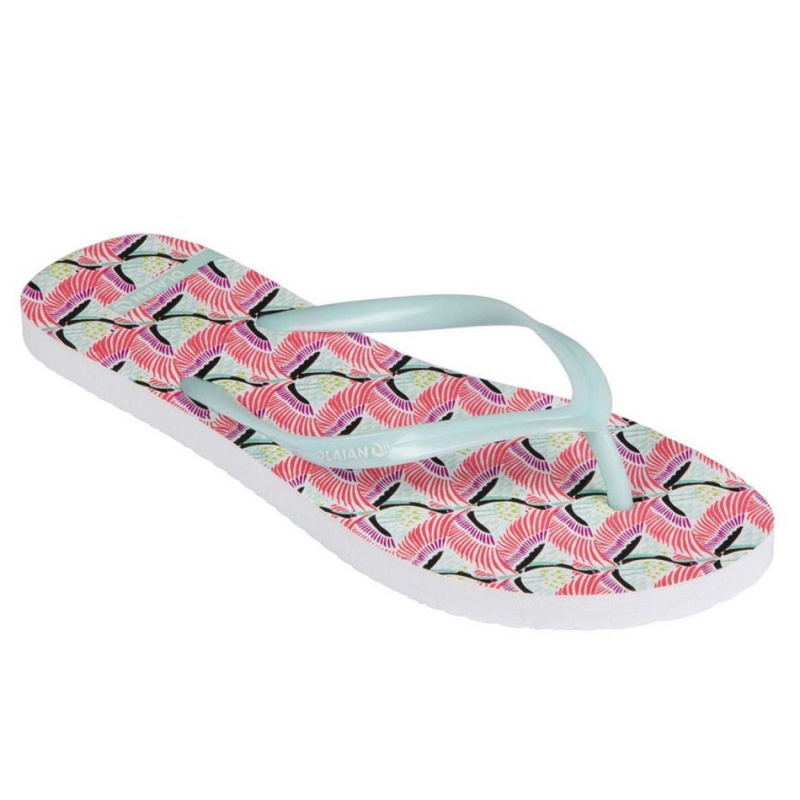 Women's Decathlon Olaian 120 Beach Flip-flops Sandals Black | ZQO085192