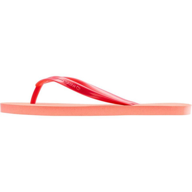 Women's Decathlon Olaian To100 Flip-flops Sandals Pink | EBA813760