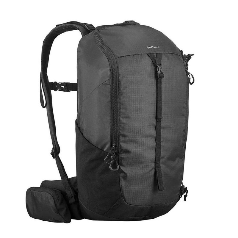 Women's Decathlon Quechua Mh100 20 L Hiking Backpack Black | AOF938421