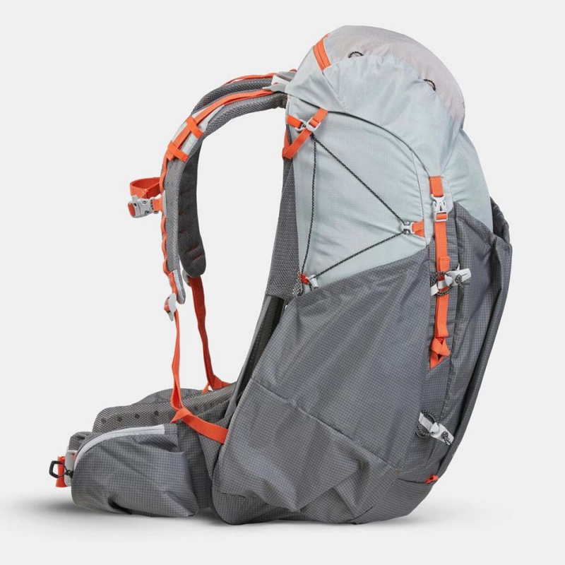 Women's Decathlon Ultralighting 45+10 L Mt900 Ul Backpack Grey | AOY582937