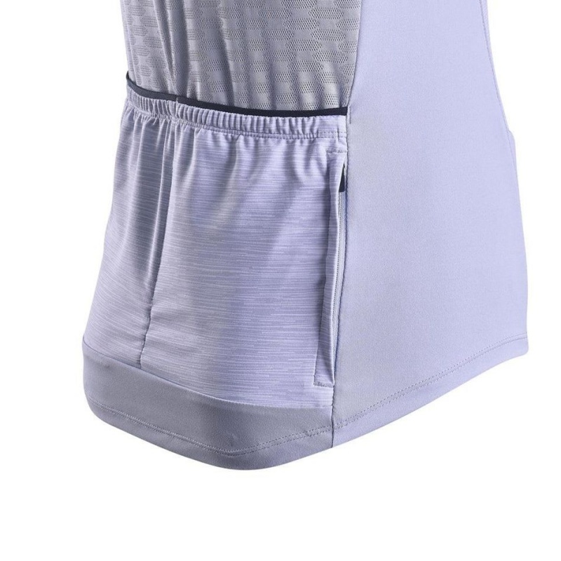 Women's Decathlon Van Rysel 500 Cycling Tank Top Purple | GSO850276